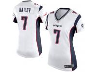 #7 Game Jake Bailey White Football Road Women's Jersey New England Patriots