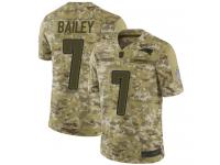 #7 Limited Jake Bailey Camo Football Men's Jersey New England Patriots 2018 Salute to Service