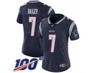 #7 Limited Jake Bailey Navy Blue Football Home Women's Jersey New England Patriots Vapor Untouchable 100th Season