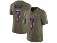 #7 Limited Jake Bailey Olive Football Youth Jersey New England Patriots 2017 Salute to Service