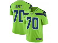 #70 Limited Mike Iupati Green Football Men's Jersey Seattle Seahawks Rush Vapor Untouchable