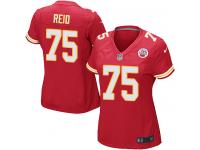 #75 Jah Reid Kansas City Chiefs Home Jersey _ Nike Women's Red NFL Game