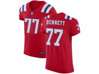 #77 Elite Michael Bennett Red Football Alternate Men's Jersey New England Patriots Vapor Untouchable