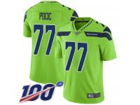 #77 Limited Ethan Pocic Green Football Men's Jersey Seattle Seahawks Rush Vapor Untouchable 100th Season