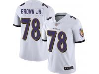 #78 Limited Orlando Brown Jr. White Football Road Men's Jersey Baltimore Ravens Vapor Untouchable