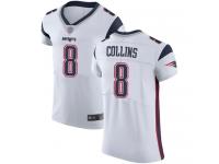 #8 Elite Jamie Collins White Football Road Men's Jersey New England Patriots Vapor Untouchable