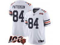#84 Limited Cordarrelle Patterson White Football Youth Jersey Chicago Bears 100th Season