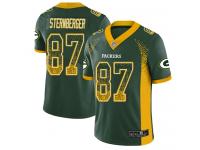 #87 Limited Jace Sternberger Green Football Men's Jersey Green Bay Packers Rush Drift Fashion