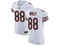 #88 Elite Riley Ridley White Football Road Men's Jersey Chicago Bears Vapor Untouchable