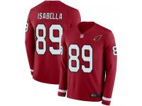 #89 Limited Andy Isabella Red Football Men's Jersey Arizona Cardinals Therma Long Sleeve