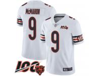 #9 Limited Jim McMahon White Football Road Men's Jersey Chicago Bears Vapor Untouchable 100th Season