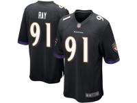 #91 Game Shane Ray Black Football Alternate Men's Jersey Baltimore Ravens