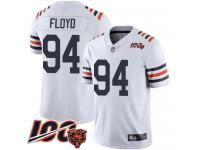 #94 Limited Leonard Floyd White Football Youth Jersey Chicago Bears 100th Season