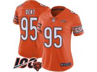 #95 Limited Richard Dent Orange Football Alternate Women's Jersey Chicago Bears 100th Season
