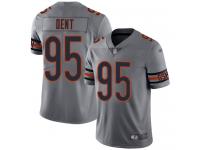 #95 Limited Richard Dent Silver Football Men's Jersey Chicago Bears Inverted Legend Vapor Rush
