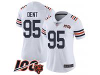 #95 Limited Richard Dent White Football Women's Jersey Chicago Bears 100th Season