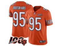 #95 Limited Roy Robertson-Harris Orange Football Alternate Youth Jersey Chicago Bears 100th Season