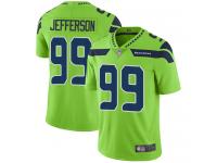#99 Limited Quinton Jefferson Green Football Men's Jersey Seattle Seahawks Rush Vapor Untouchable