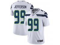#99 Limited Quinton Jefferson White Football Road Men's Jersey Seattle Seahawks Vapor Untouchable