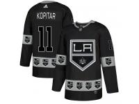 Adidas NHL Men's Anze Kopitar Black Authentic Jersey - #11 Los Angeles Kings Team Logo Fashion