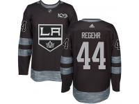 Adidas NHL Men's Robyn Regehr Black Authentic Jersey - #44 Los Angeles Kings 1917-2017 100th Anniversary