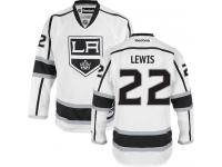 Adidas NHL Men's Trevor Lewis White Away Authentic Jersey - #22 Los Angeles Kings