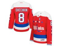Alexander Ovechkin Washington Capitals Reebok Women's Premier Player Third Jersey - Red White