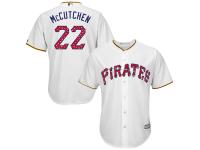 Andrew McCutchen Pittsburgh Pirates Majestic Stars & Stripes 4th of July Cool Base Player Jersey - White