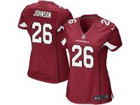 Arizona Cardinals Rashad Johnson Women's Home Jersey - Red Nike NFL #26 Game