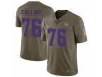 Aviante Collins Men's Minnesota Vikings Nike 2017 Salute to Service Jersey - Limited Green