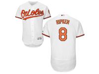 Baltimore Orioles #8 Cal Ripken White Flexbase Authentic Collection Stitched Baseball Jersey