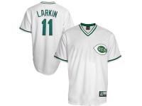 Barry Larkin Cincinnati Reds Majestic Cooperstown Collection Player Jersey - White