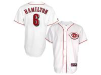 Billy Hamilton Cincinnati Reds #6 Majestic Replica Jersey - White