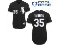Black Frank Thomas Men #35 Majestic MLB Chicago White Sox Cool Base Alternate Jersey