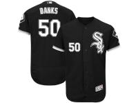 Black John Danks Men #50 Majestic MLB Chicago White Sox Flexbase Collection Jersey