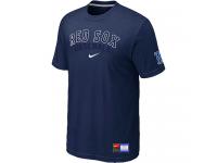 Boston Red Sox Dark Blue Nike Short Sleeve Practice T-Shirt