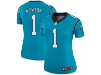 Cam Newton Women's Carolina Panthers Nike Color Rush Jersey - Legend Vapor Untouchable Blue