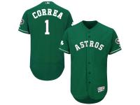 Carlos Correa Houston Astros Majestic Celtic Flexbase Authentic Collection Player Jersey - Green