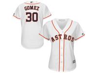 Carlos Gomez Houston Astros Majestic Women's Official Cool Base Player Jersey - White