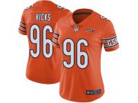 Chicago Bears Akiem Hicks Women's Limited Orange Jersey - #96 Football 100th Season Alternate