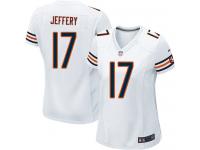 Chicago Bears Alshon Jeffery Women's Road Jersey - White Nike NFL #17 Game