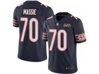 Chicago Bears Bobby Massie Men's Limited Navy Blue Jersey - #70 Football 100th Season Home