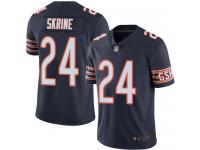 Chicago Bears Buster Skrine Men's Limited Navy Blue Jersey - #24 Football Vapor Untouchable Home