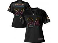 Chicago Bears Buster Skrine Women's Game Black Jersey - #24 Football Fashion