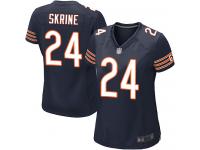 Chicago Bears Buster Skrine Women's Game Navy Blue Jersey - #24 Football Home