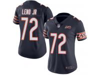 Chicago Bears Charles Leno Women's Limited Navy Blue Jersey - #72 Football 100th Season Home