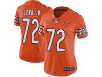 Chicago Bears Charles Leno Women's Limited Orange Jersey - #72 Football 100th Season Alternate