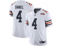 Chicago Bears Chase Daniel Men's Limited White Jersey - #4 Football 100th Season