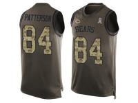 Chicago Bears Cordarrelle Patterson Men's Green - #84 Football Salute to Service Jersey Tank Top