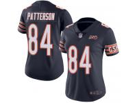 Chicago Bears Cordarrelle Patterson Women's Limited Navy Blue Jersey - #84 Football 100th Season Home